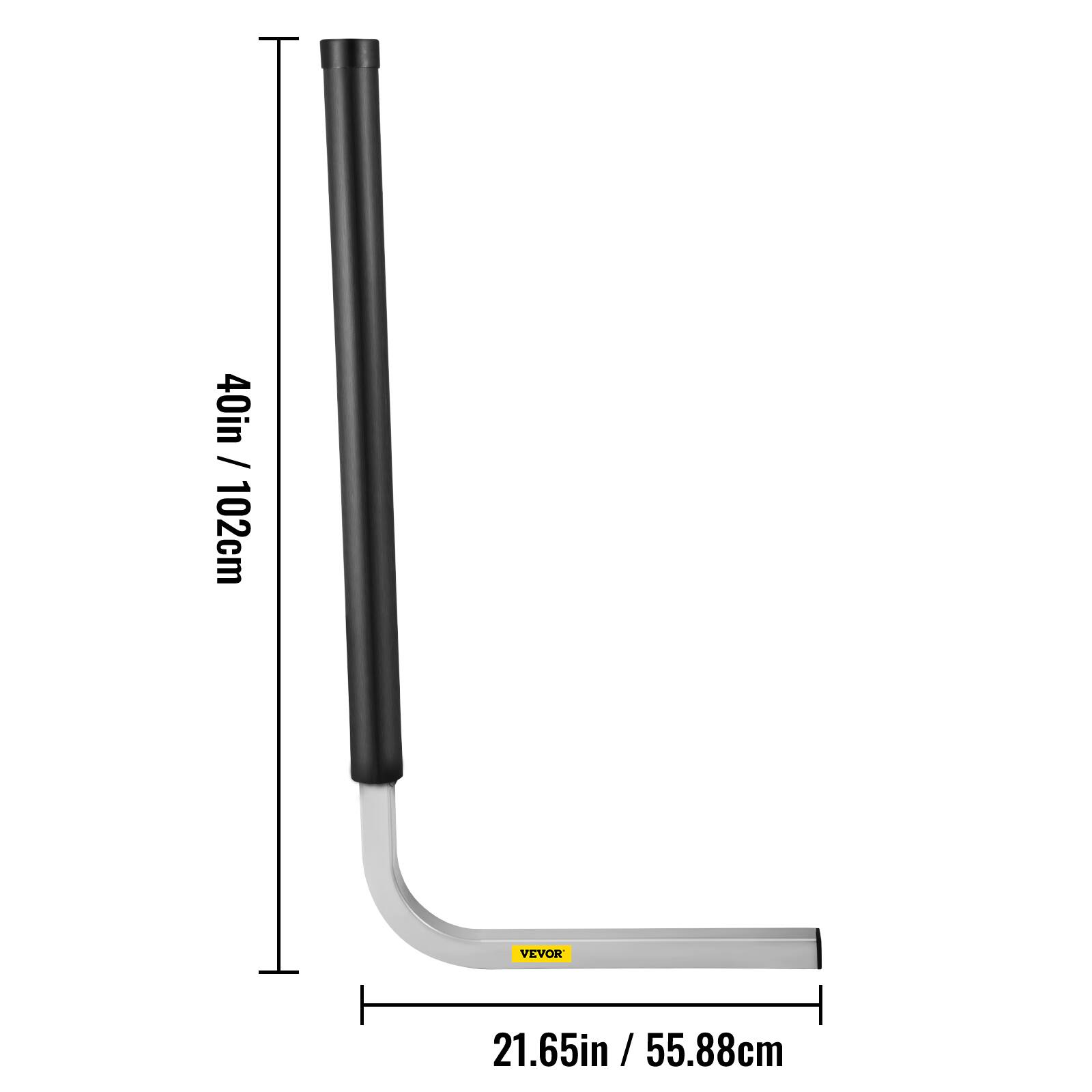 40in / 102cm  
21.65in / 55.88cm