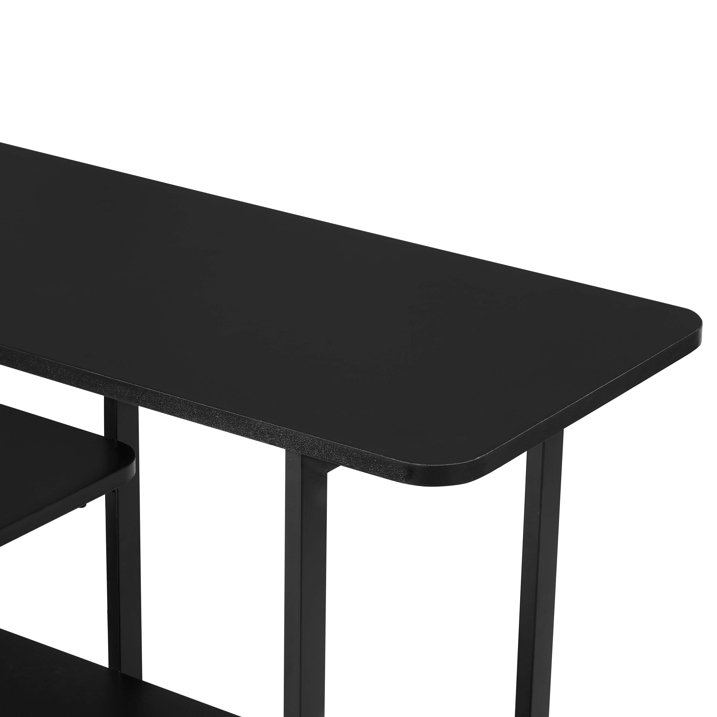 Alt View 1. Manhattan Comfort - Celine Contemporary Modern 71" Console Table - Black.