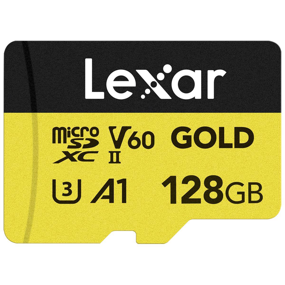 Lexar Micro SD V60 GOLD XC II 3 A1 128GB