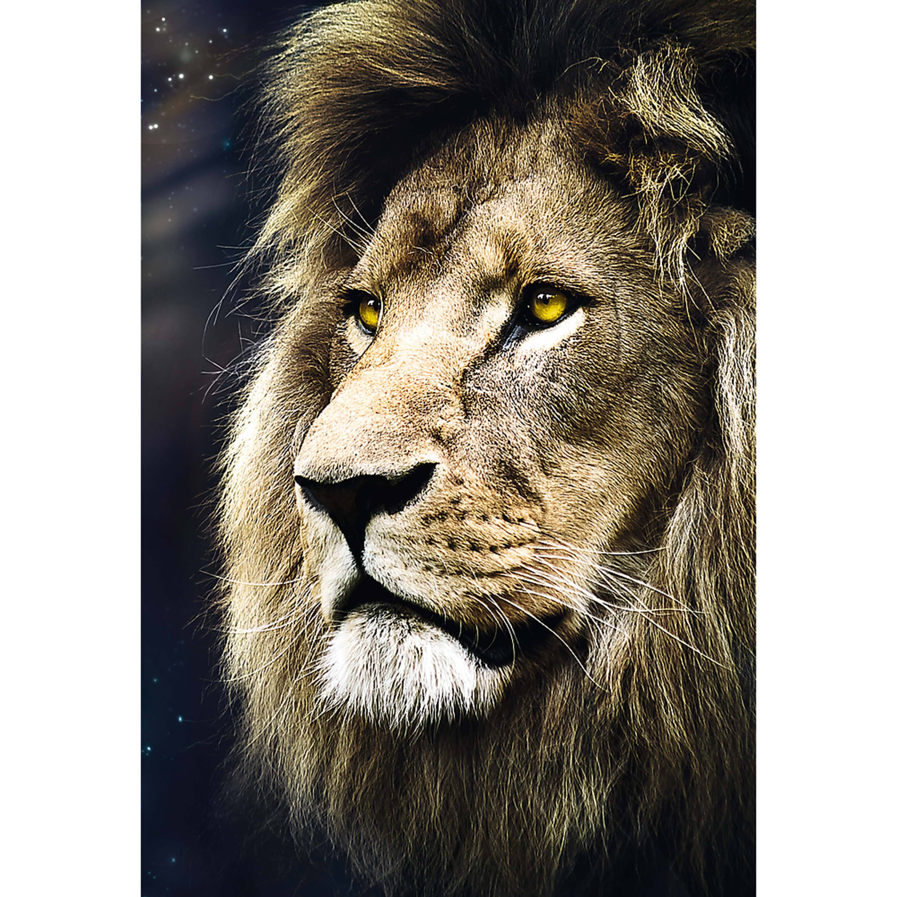 Alt View 1. Trefl - Trefl Red 1500 Piece Puzzle - Lions portrait.