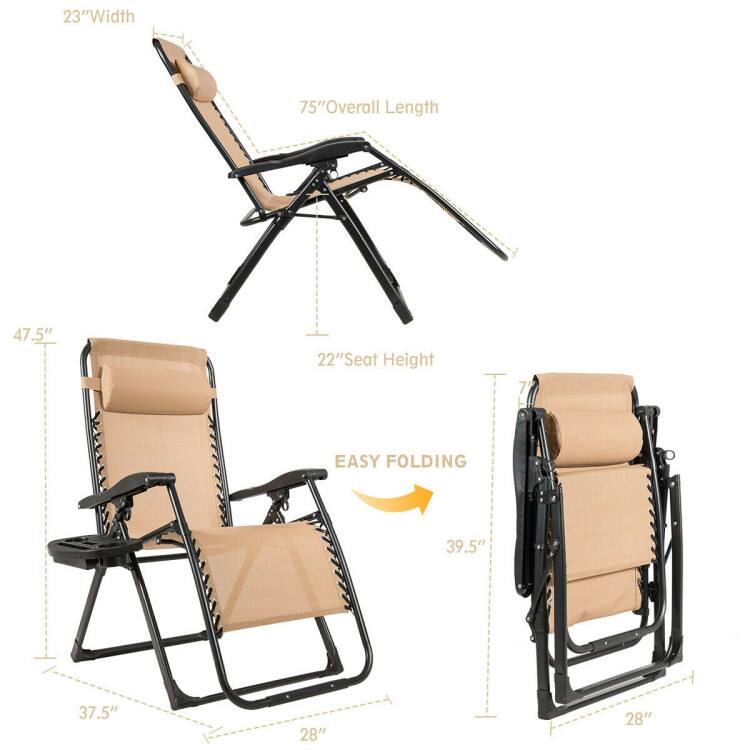 23" Width  
75" Overall Length  
47.5"  
22" Seat Height  
EASY FOLDING  
39.5"  
37.5"  
28"  
28"