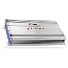 Hifonics - Brutus BG 1000 Watt 2 Channel Amplifier with Built-In UV Meter - Silver