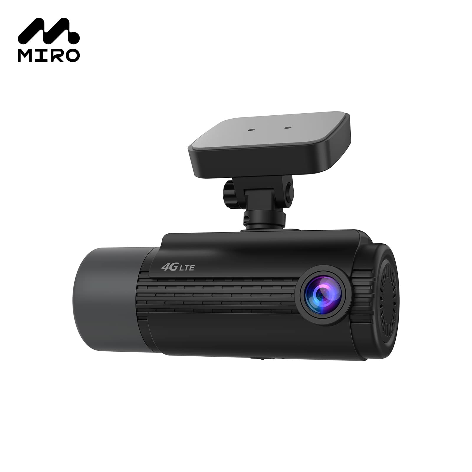 Miro - VI03 4G LTE Dual Dash Cam Front and Rear, 4K Front 1080P Full HD, Motion G-Sensor, 24h Parking Monitor, Night Vision - Black