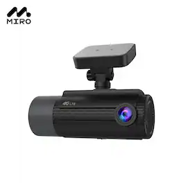 Miro - VI03 4G LTE Dual Dash Cam Front and Rear, 4K Front 1080P Full HD, Motion G-Sensor, 24h Parking Monitor, Night Vision - Black