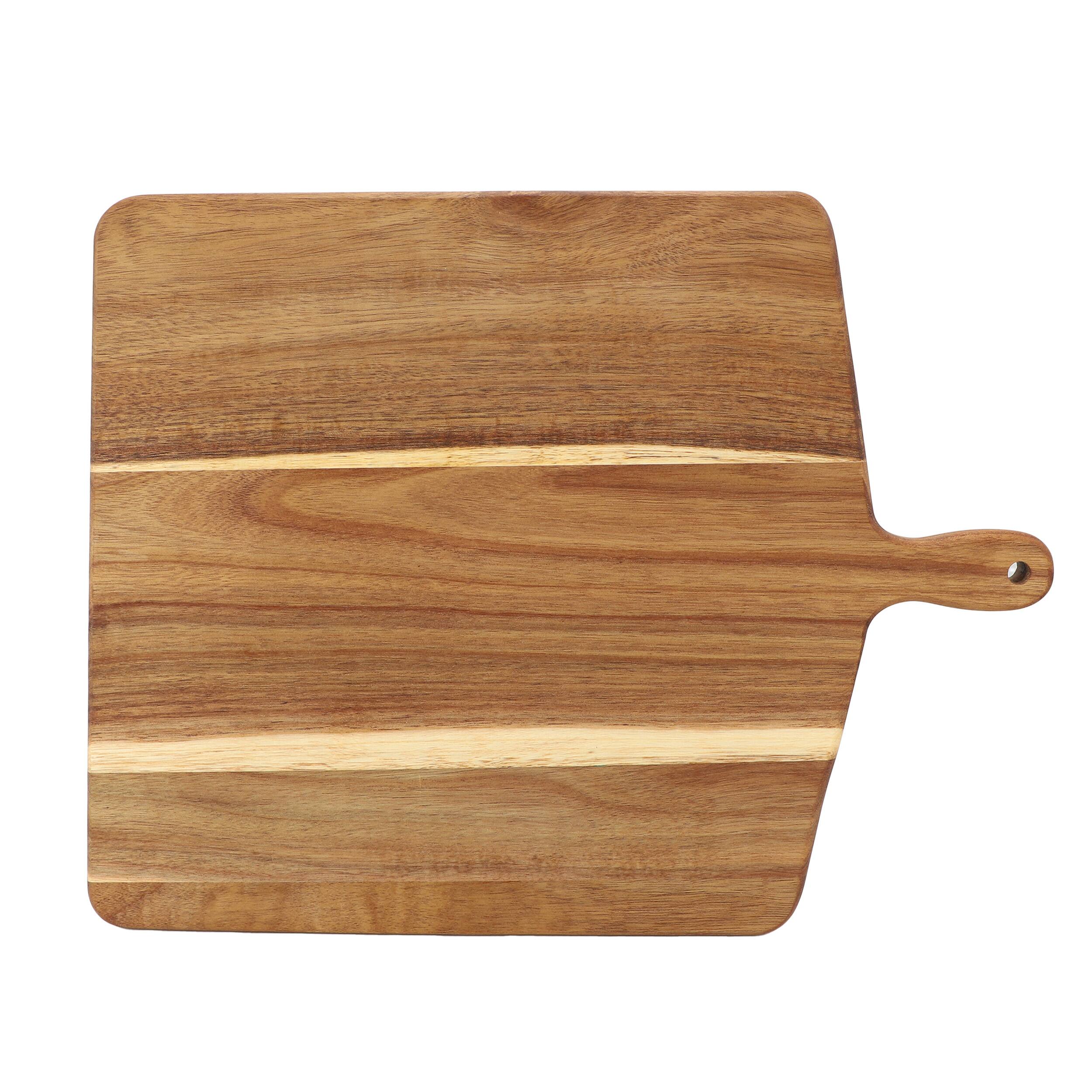 Alt View 3. MegaChef - MegaChef 13 Inch Acacia Wood Square Serving Board - Brown.