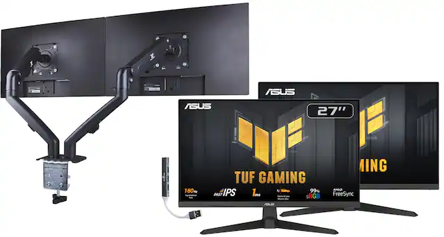 ASUS 27" TUF GAMING IPS 180Hz 1ms 99% sRGB AMD FreeSync