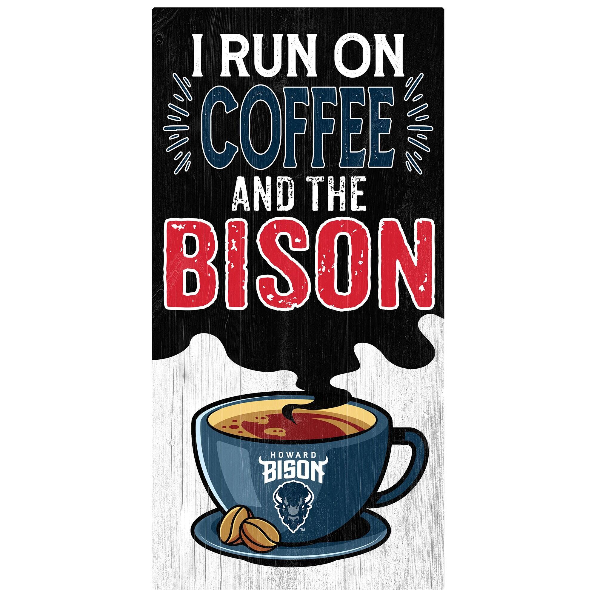 Howard Bison 6" x 12" Coffee Wall Art