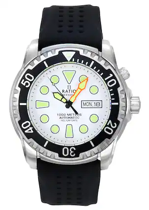 RATIO REEDIVERS
1000 METERS
AUTOMATIC
HELIUM-SAFE
MON 18