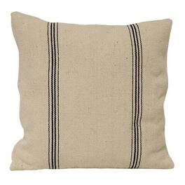 BreeBe - Black Stripe Pillow Case - Tan, Black