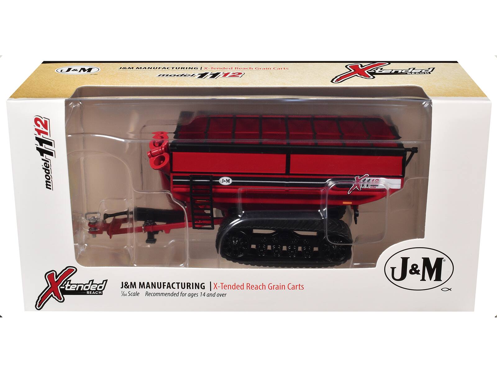 U&M 12 model 1112 model  
J&M MANUFACTURING | X-Tended Reach Grain Carts model 1112 J&M  
Kingted  
Ximind J&M MANUFACTURING | X-Tended Reach Grain Carts REACH 1/64 Scale Recommended for ages 14 and over  
J&M
