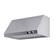 Left. Forno Appliances - Biagio 36" Wall Mounted Vented Range Hood - Silver.