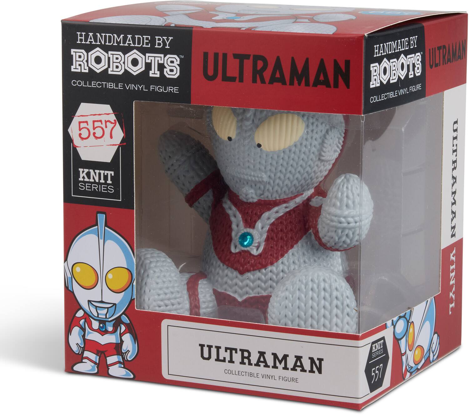 HANDMADE BY ROBOTS ULTRAMAN COLLECTIBLE VINYL FIGURE ULTRAMAN FIGURE COLLECTIBLE VINYL FIGURE 557 KNIT SERIES ULTRAMAN COLLECTIBLE 557 VINYL FIGURE