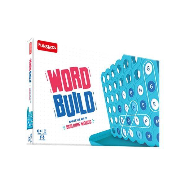 Amber Sporting Goods - Livevie Word Build - 2 Player Word Building Strategy Game with Grid and Tray - Multicolor