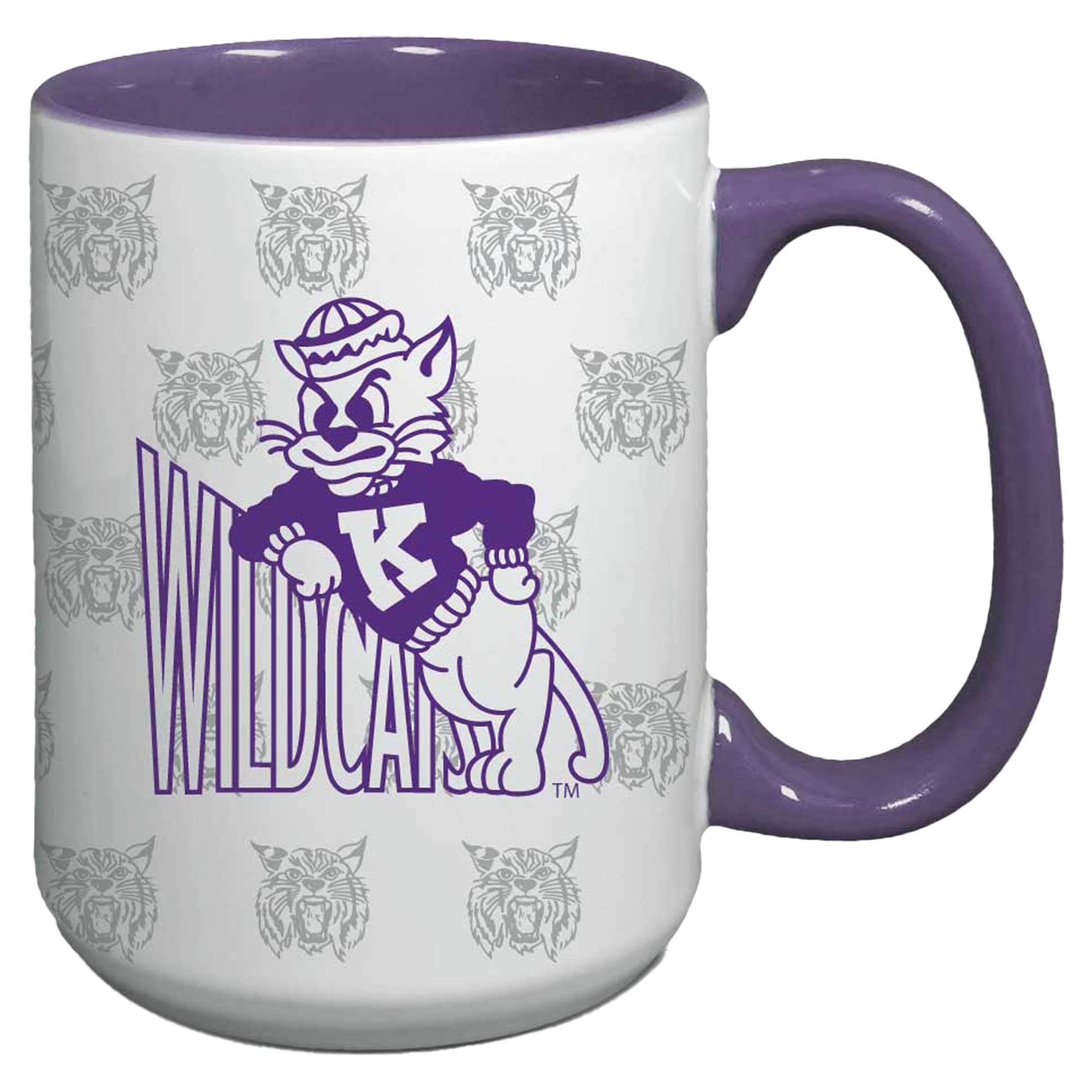Alt View 1. Indigo Falls - Kansas State Wildcats 15oz. Vintage Mug - Multicolor.