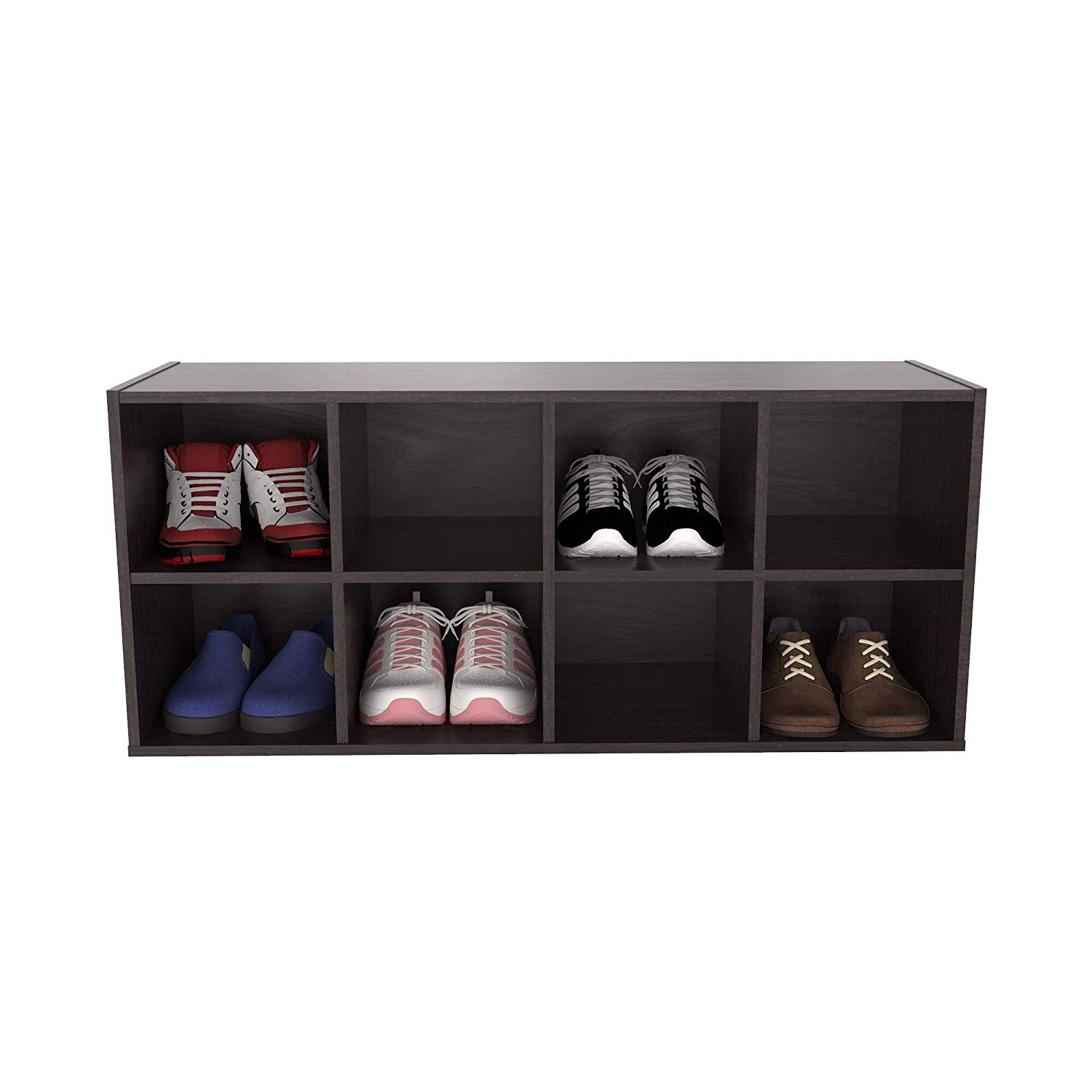 Alt View 3. ClosetMaid - ClosetMaid 5081 8 Box Stylish Closet Shoe Organizing Storage Station, Espresso - Espresso.