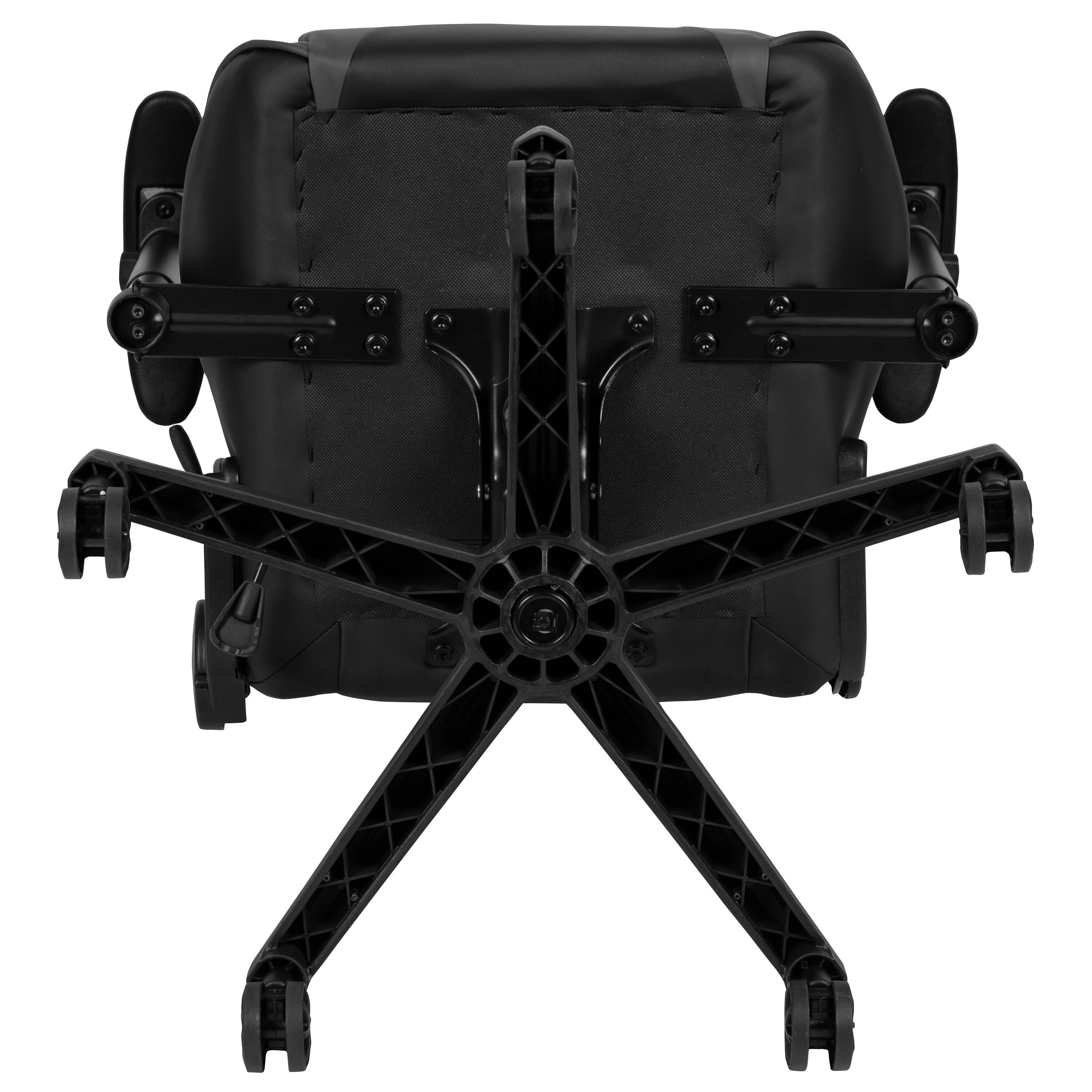 Alt View 9. Emma + Oliver - Z200 Gaming Chair Racing Office Ergonomic Computer PC Chair with Reclining Back - Gray.
