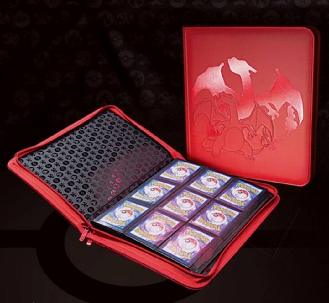 Alt View 12. Ultra PRO - Elite Series Charizard 9-Pocket Zippered PRO Binder for Pokémon.