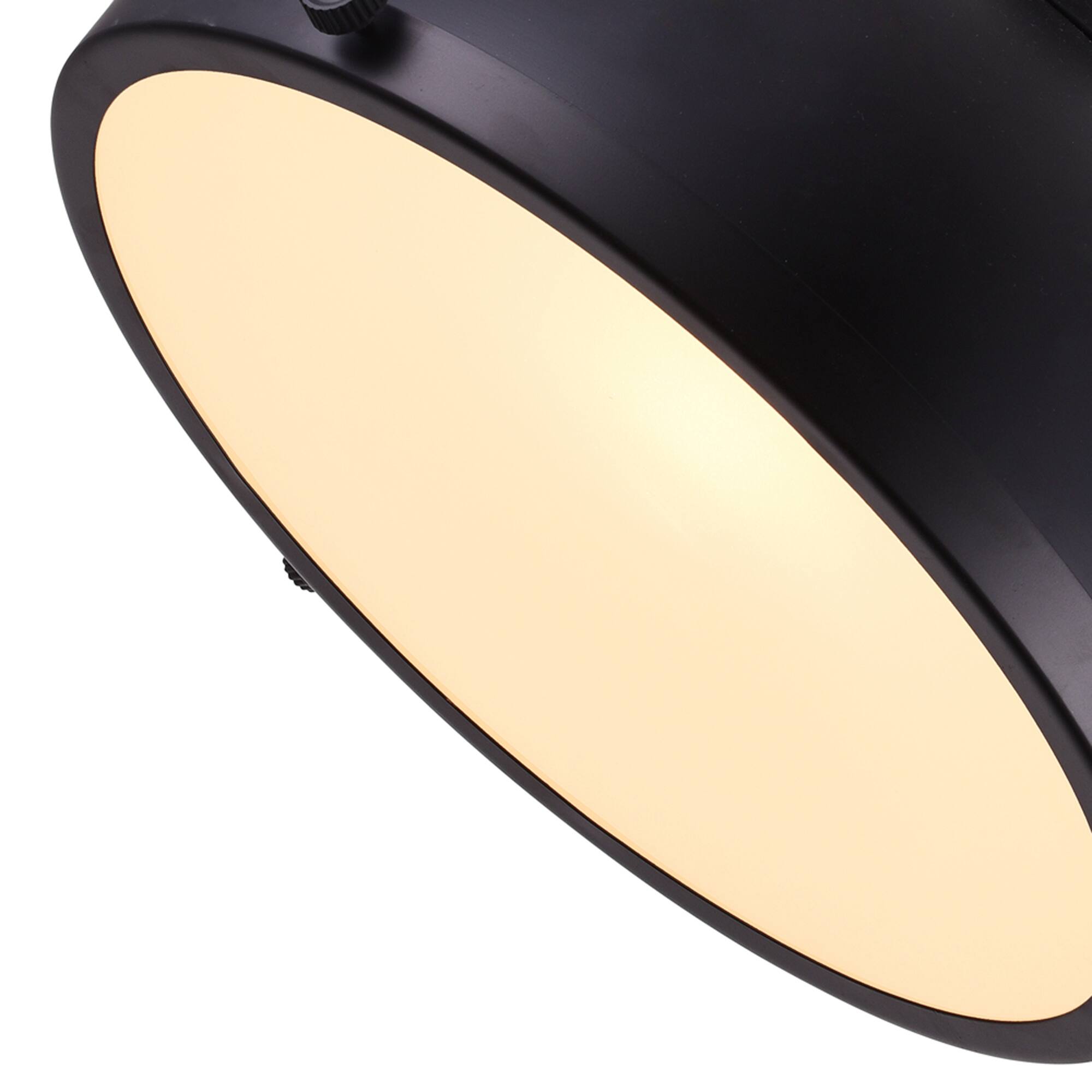 Left. CWI Lighting - Strum 1 Light Down Pendant With Black Finish - Black.