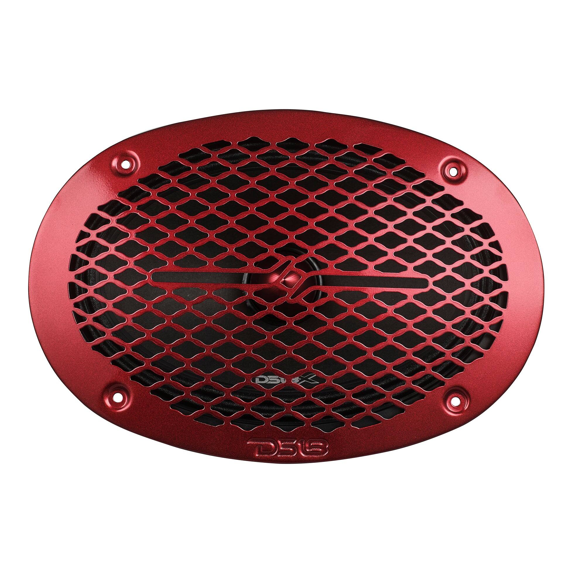 Back. DS18 Audio - PRO-X 6x9" Mid-Range Loudspeaker with Bullet and Grille, 200W RMS 8-Ohm.