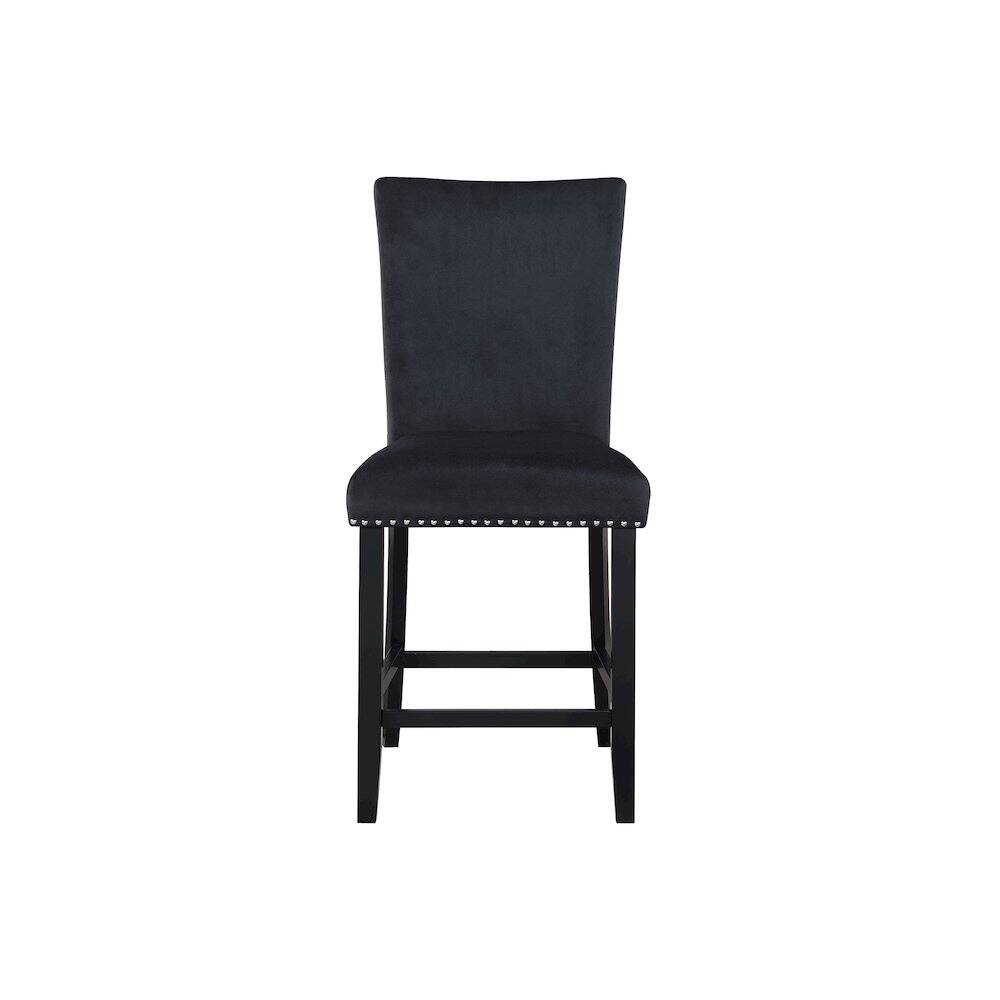 Front. Global Furniture USA - Transitional Bar Stools - Black.