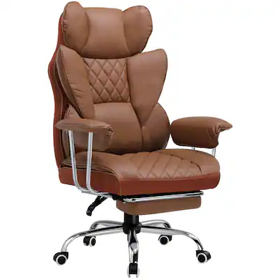 GTPlayer 400lbs Heavy Duty Computer Chair Faux Leather Comfortable