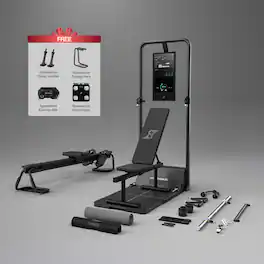 Speediance - Smart Home Gym, Gym Monster 2 Family Plus, Smart AI-Powered Multi-Functional Smith Machine for Home Workout - Black