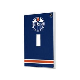 Keyscaper - Edmonton Oilers Single Toggle Lightswitch Plate - Multicolor