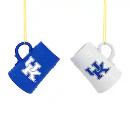 Evergreen Enterprises - Kentucky Wildcats Two-Pack 3" Mini Stein Ornament Set - Multicolor