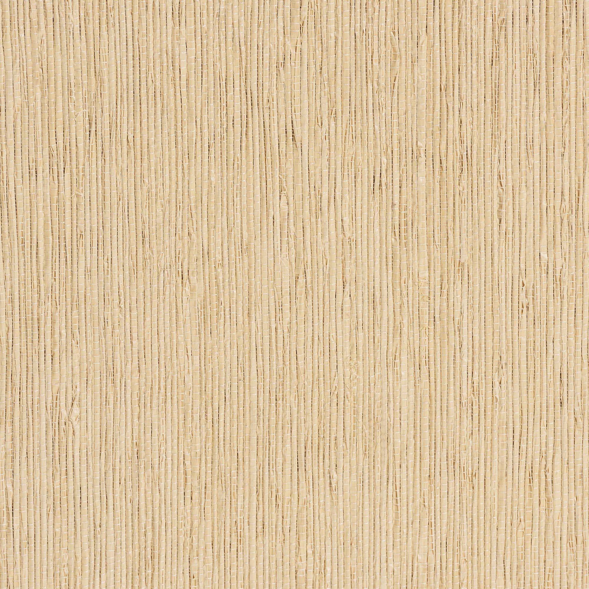 Alt View 4. bali & pari - Beauford Grasscloth 1-Drawer Nightstand with Open Shelf - Woven Texture Bedside Table, Accent Table - Light Brown/Gold.