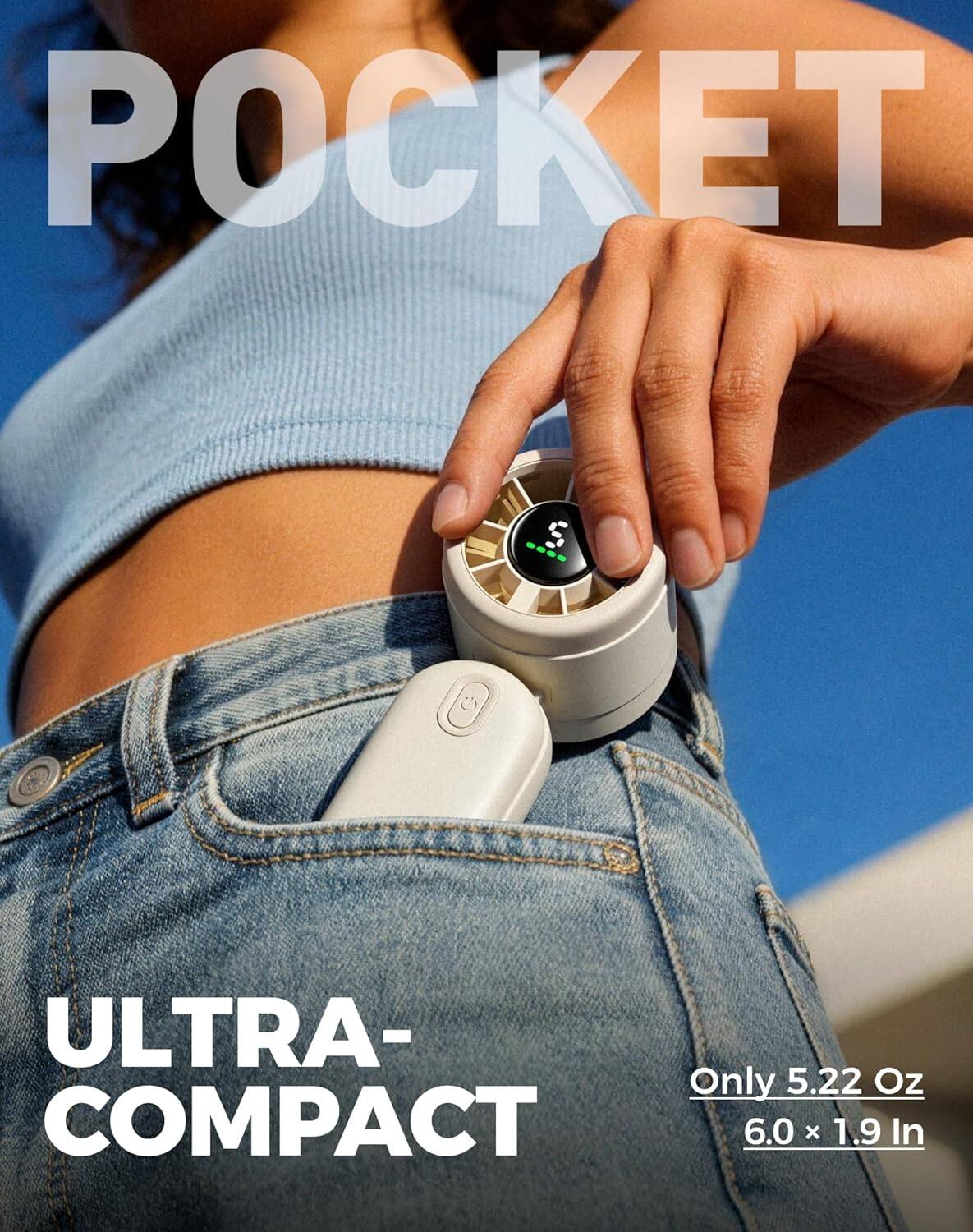 POCKET  
ULTRA-COMPACT  
Only 5.22 Oz  
6.0 x 1.9 In