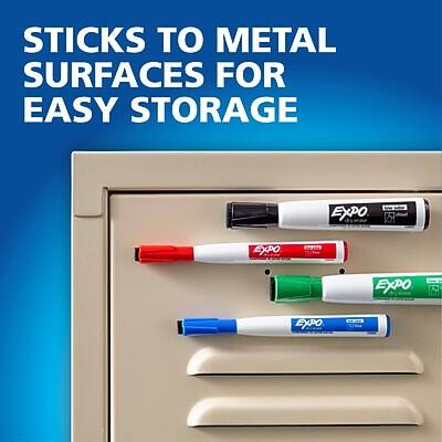 STICKS TO METAL SURFACES FOR EASY STORAGE
