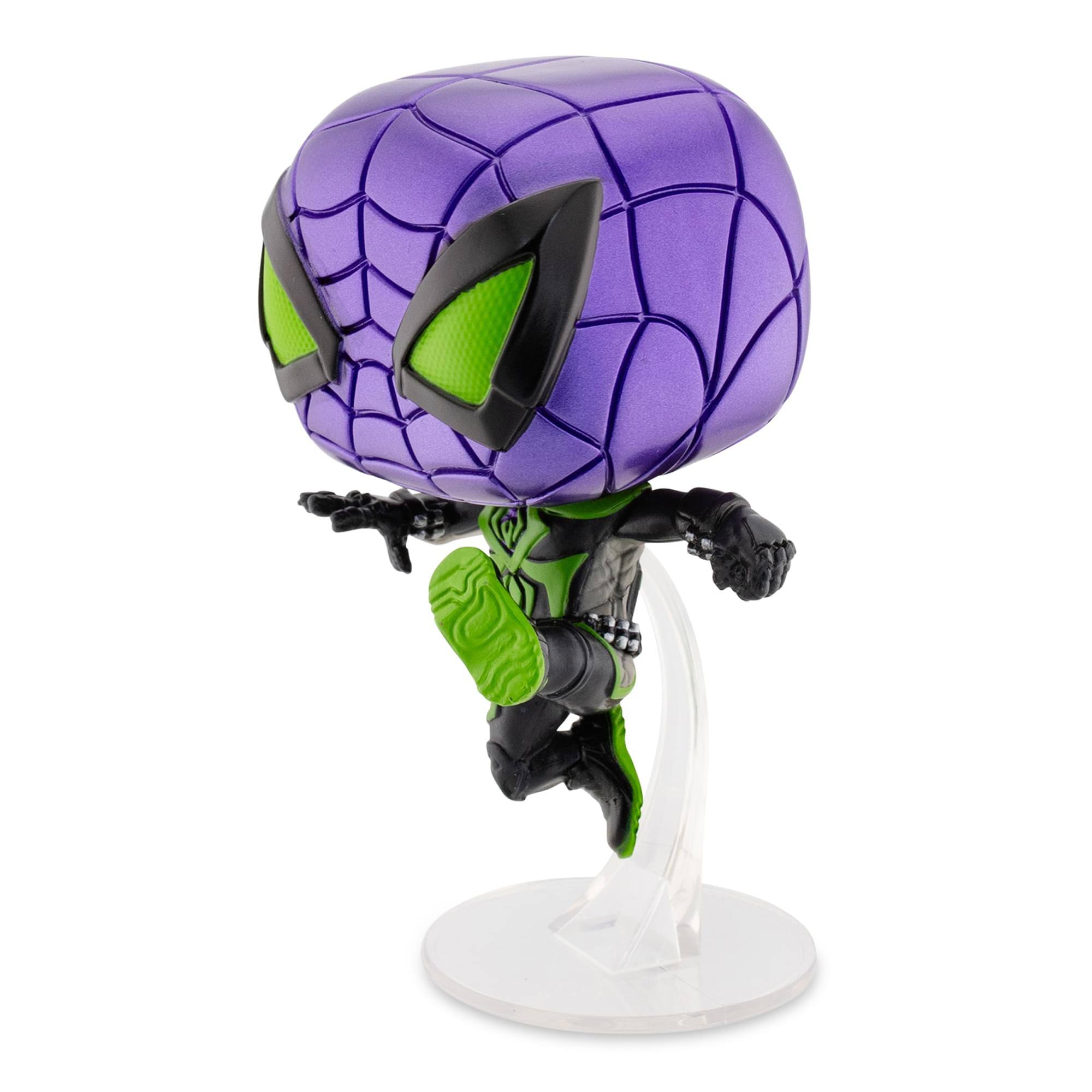 Alt View 10. Marvel - Marvel Spider-Man Funko POP Vinyl Figure | Miles Morales Purple Reign Suit - Purple.