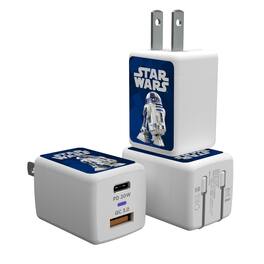 Keyscaper - Star Wars: A New Hope Color Block USB A/C Charger - R2-D2