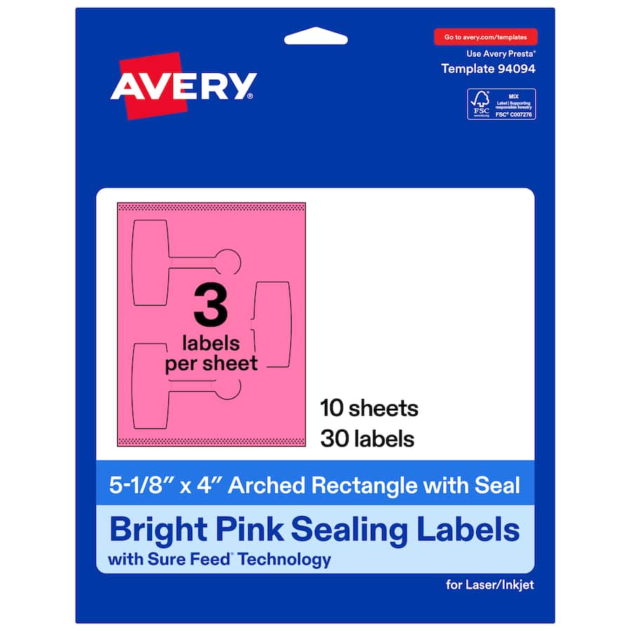 Avery Avery® Sealing Labels, 5 1/8