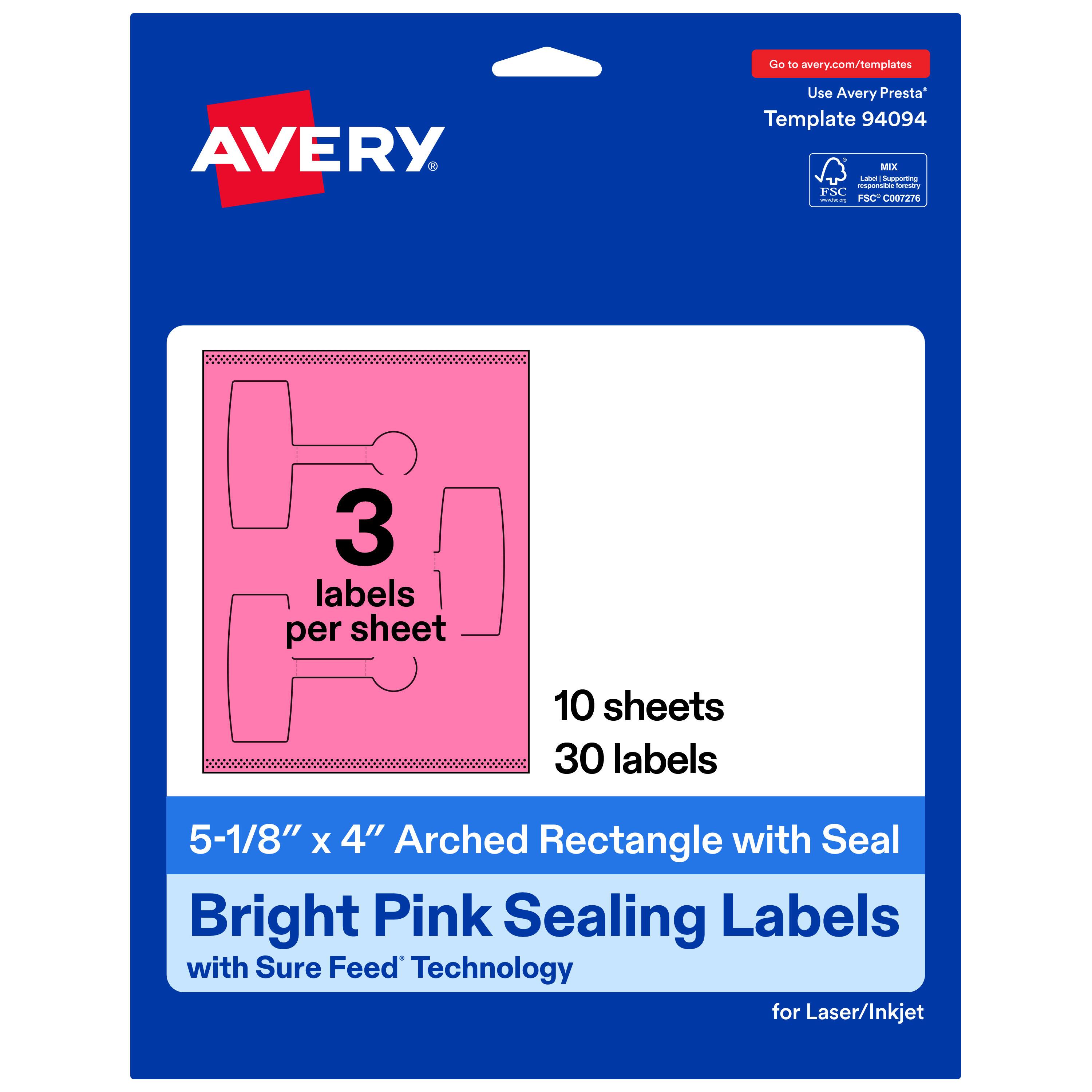 Avery Avery® Sealing Labels, 5 1/8