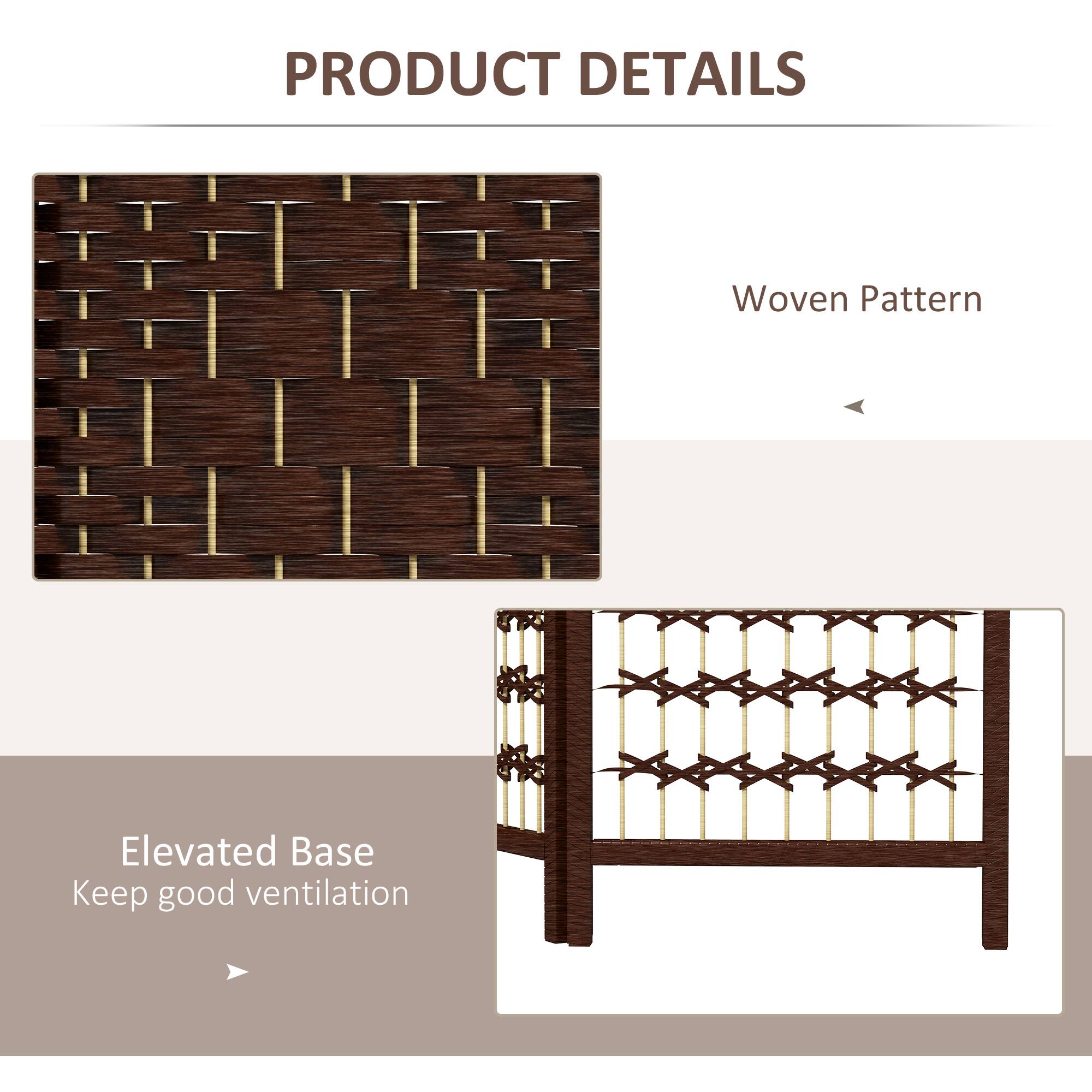 PRODUCT DETAILS

- Woven Pattern
- Elevated Base
- Keep good ventilation