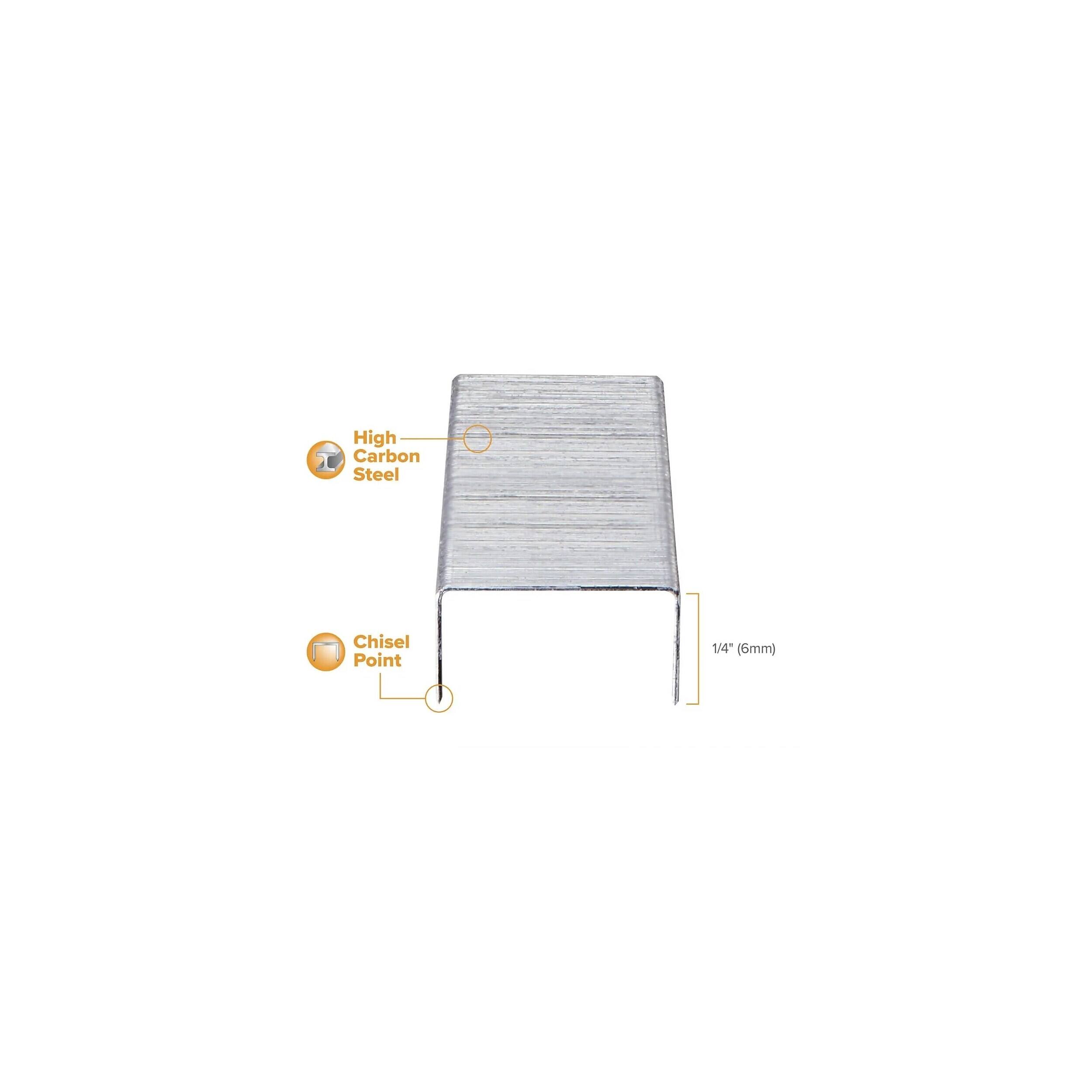 High Carbon Steel  
Chisel Point  
1/4" (6mm)