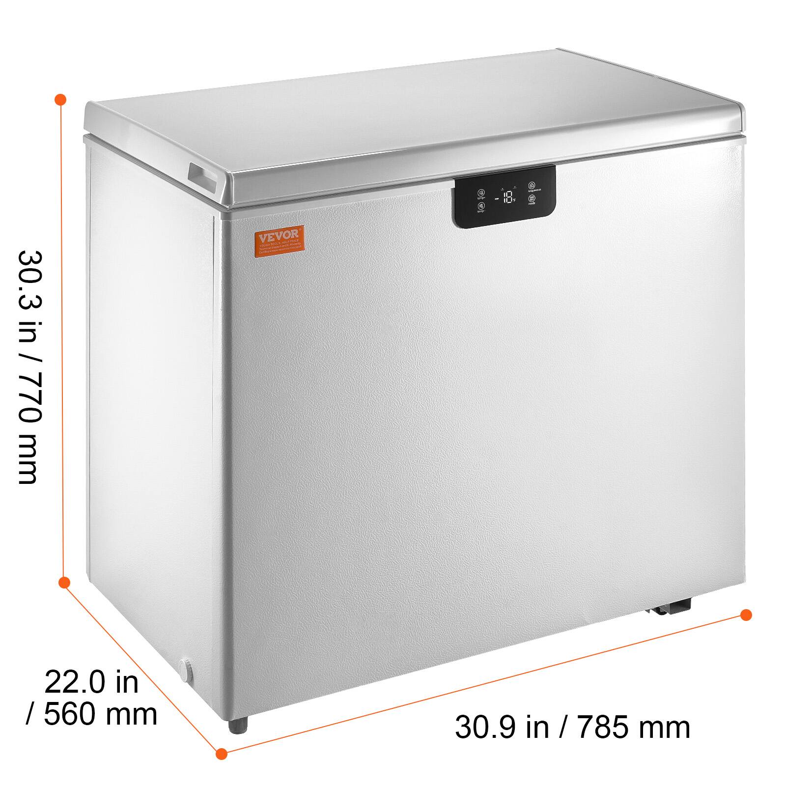 30.3 in / 770 mm  
22.0 in / 560 mm  
30.9 in / 785 mm