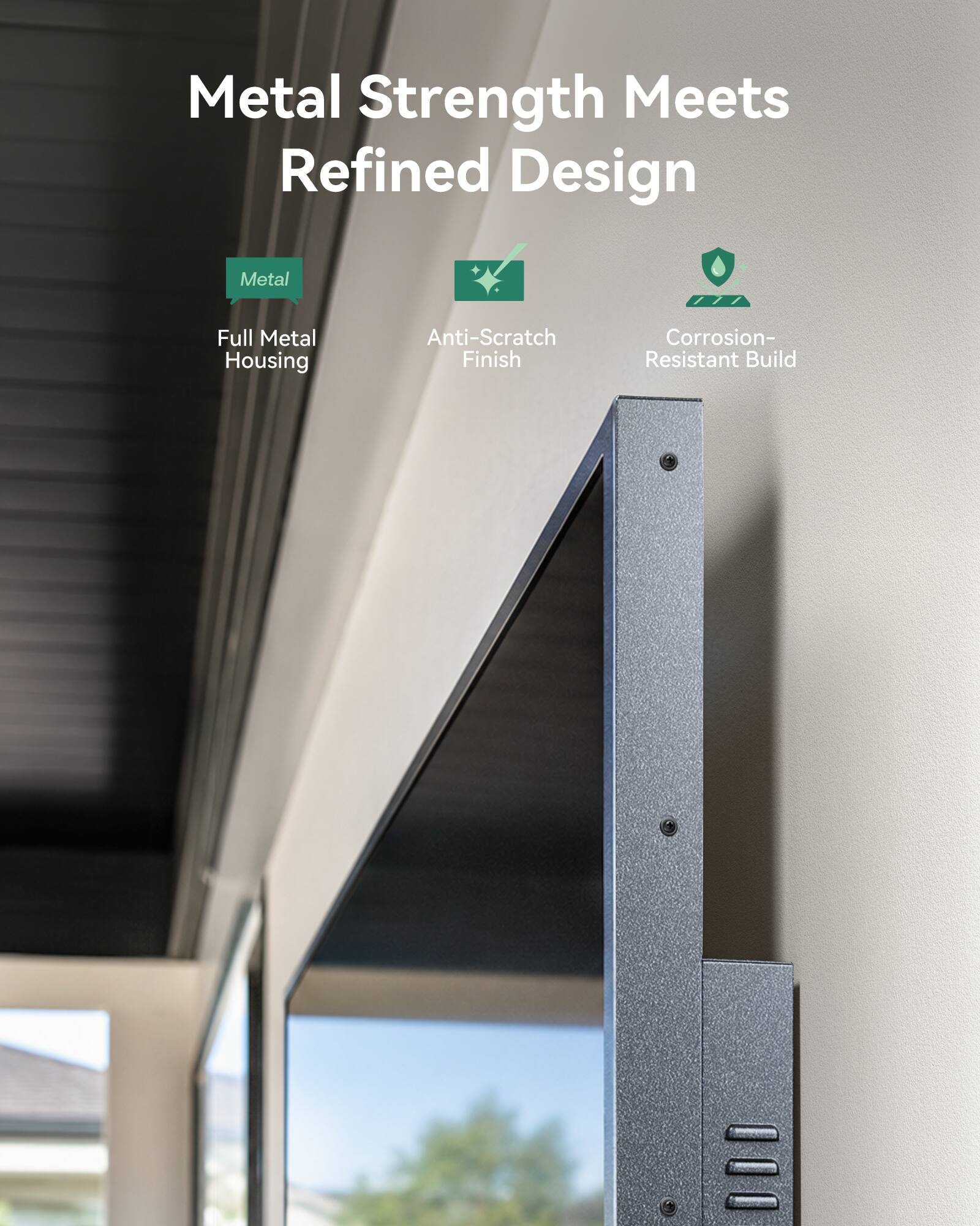 Metal Strength Meets Refined Design

Metal
Full Metal Housing
Anti-Scratch Finish
Corrosion-Resistant Build