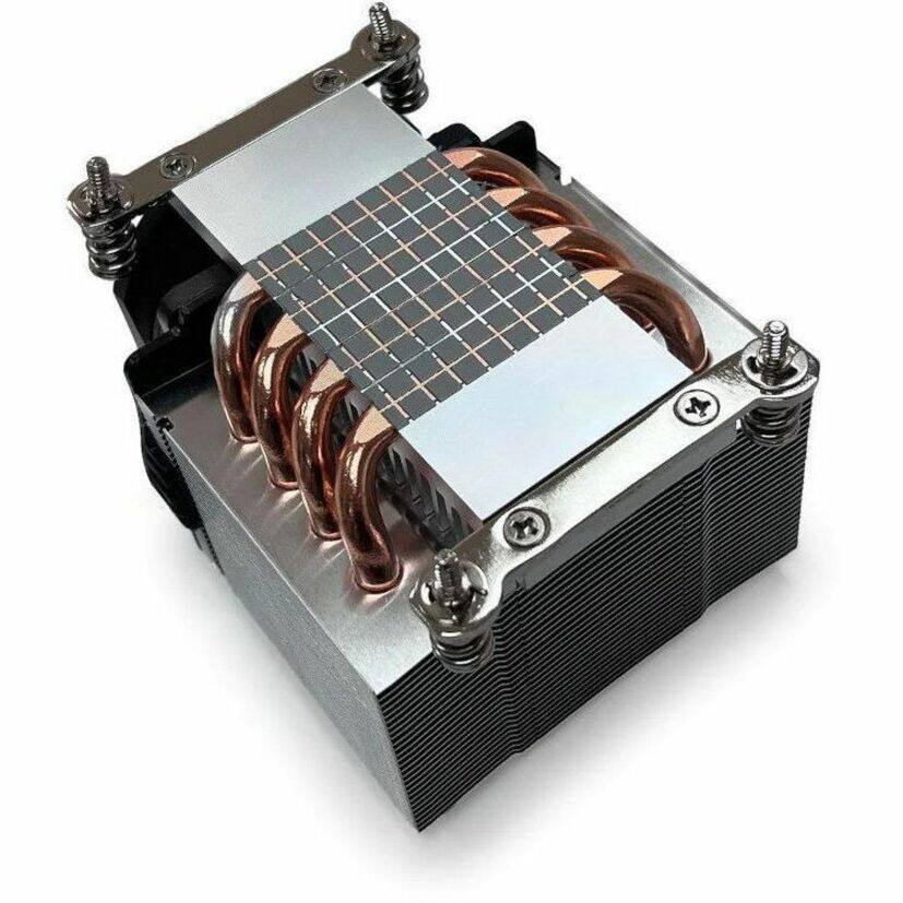 Alt View 1. Dynatron - a47 2u active cpu cooler for am4/am5 - Black.