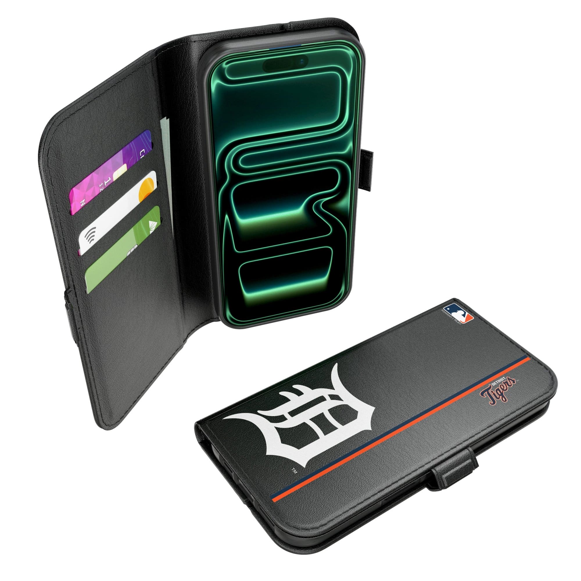 Keyscaper - MLB - Detroit Tigers iPhone Folio 2.0 Case - 17 Pro Max - Black price history on PriceWatchPro