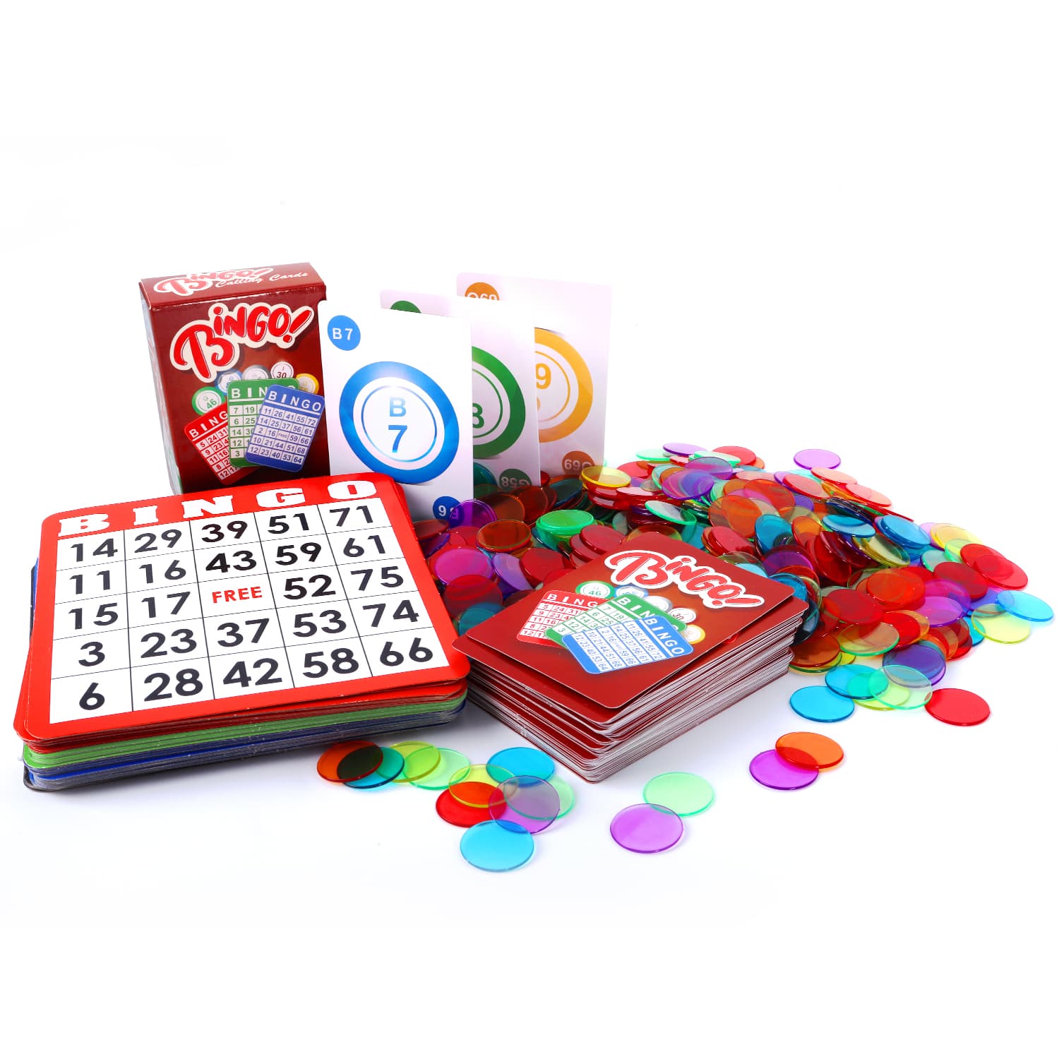 GSE Games & Sports Expert Bingo Game Set with 100 Bingo Cards