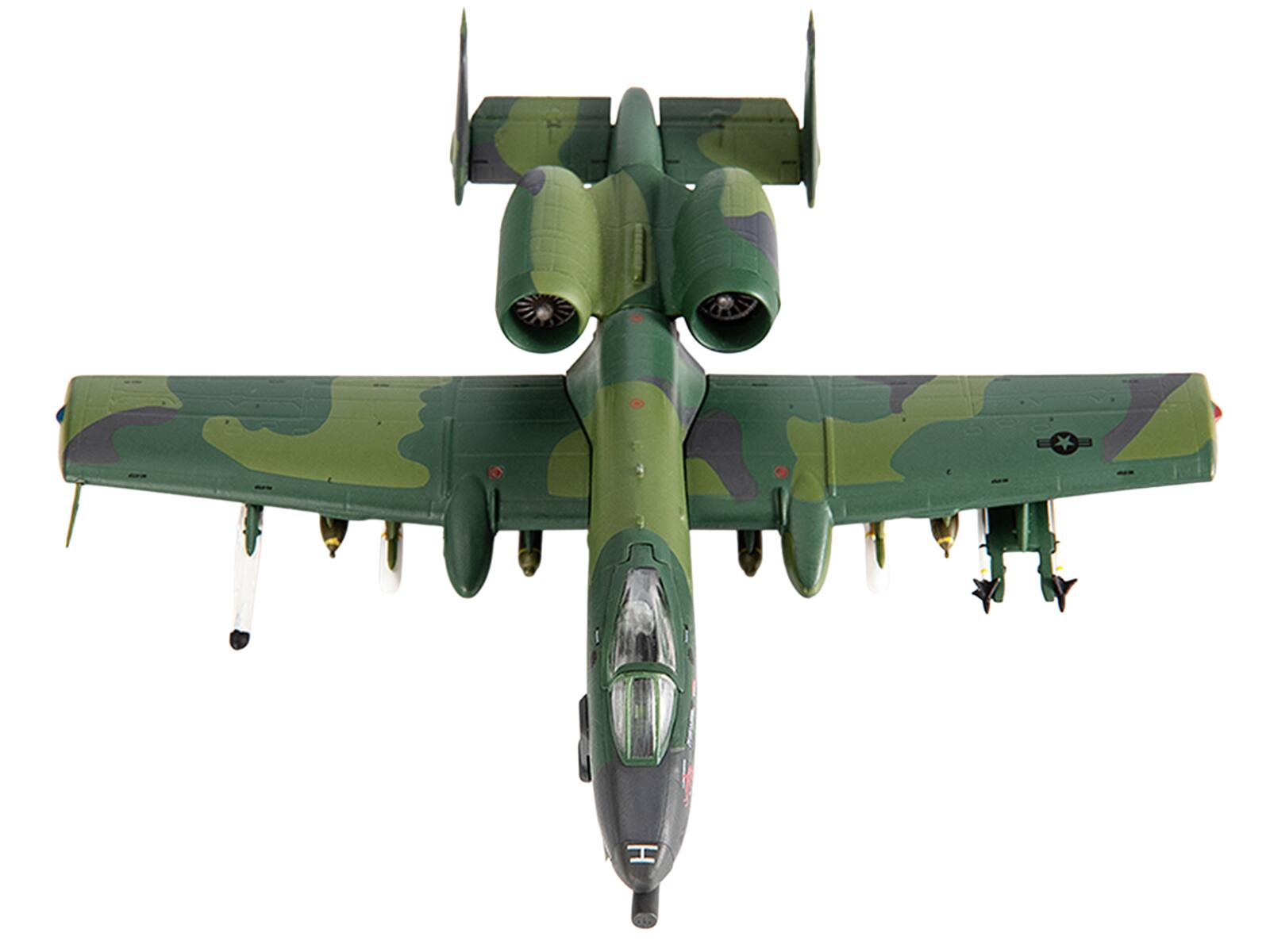 Alt View 2. JC Wings - Fairchild Republic A-10 Thunderbolt II Attack Aircraft "Operation Desert Storm" 1991 US Air Force 1/144 Model JC Wings.
