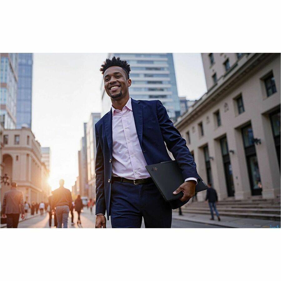 Alt View 2. Lenovo - Lenovo ThinkPad X1 Carbon Gen 13 21NX00FAUS 14" Notebook - WUXGA - 60 Hz - Intel Core Ultra 7 2nd Gen 265U - vPro Techno - Black Paint.