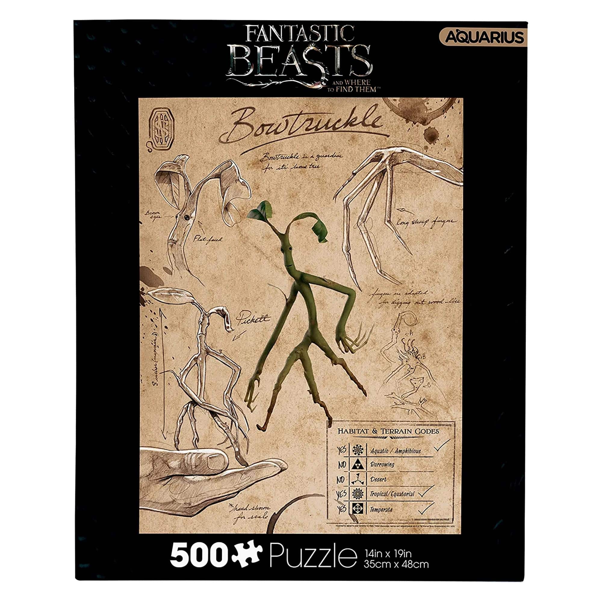 Harry Potter - Fantastic Beasts Bowtruckle 500 Piece Jigsaw Puzzle