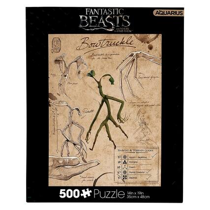 FANTASTIC BEASTS AND WHERE TO FIND THEM
Bowtruckle
HABITAT & TERRAIN CODES
- Aquatic / Amphibious
- Desert
- Tropical / Equatorial
- Temperate
500+ Puzzle
14in x 19in
35cm x 48cm
AQUARIUS