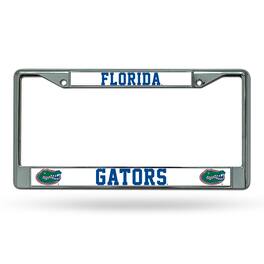 Rico Industries - University of Florida Gators Chrome Metal License Plate Frame for your Car or Truck - Multi