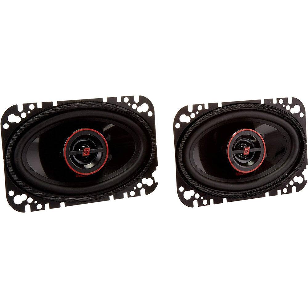 Back. Cerwin Vega - Cerwin-Vega- H746 - 4"x6" HED Series 2-Way Coaxial Car Speakers - Black and Red.