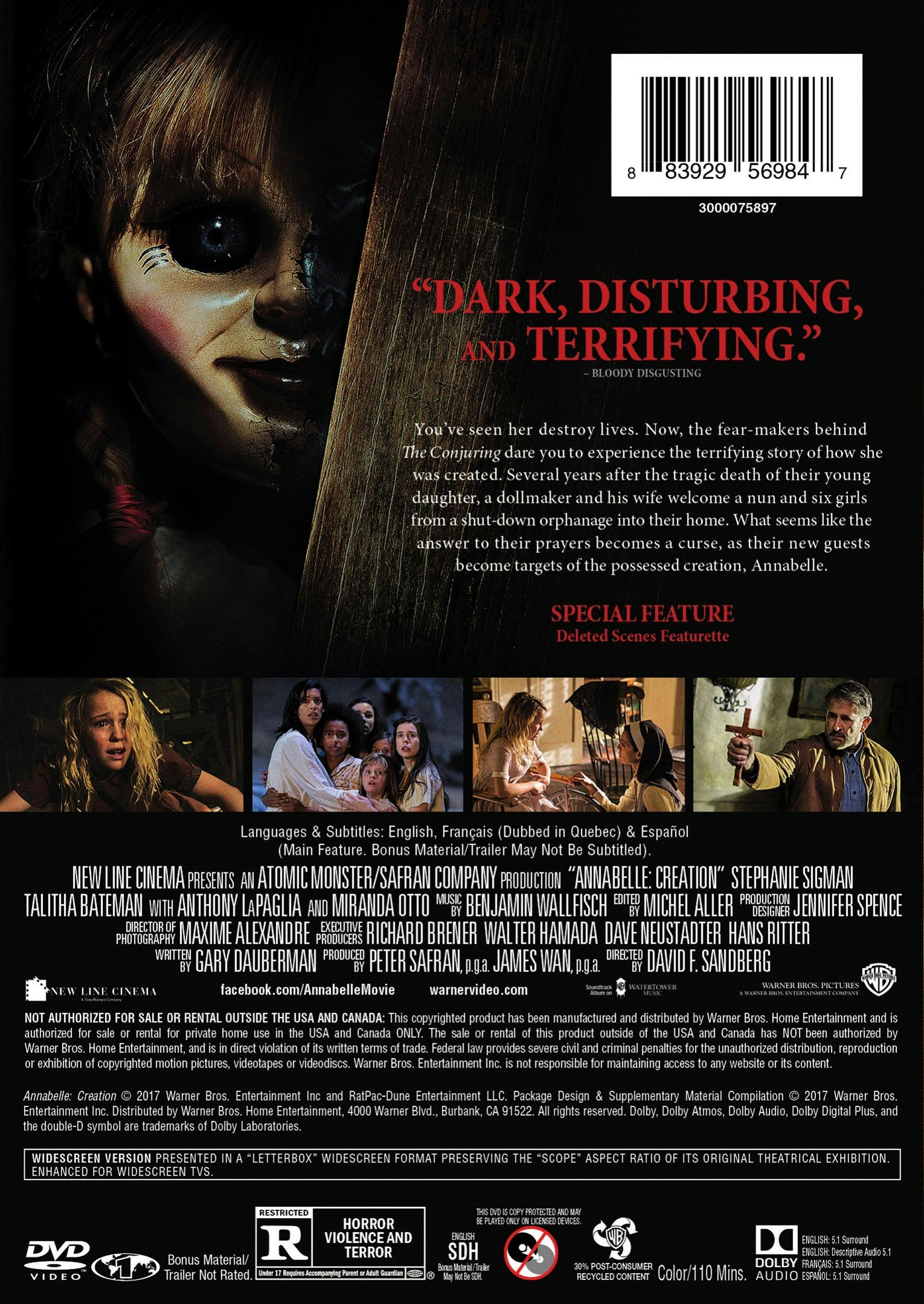 Angle. Annabelle - Creation [DVD].