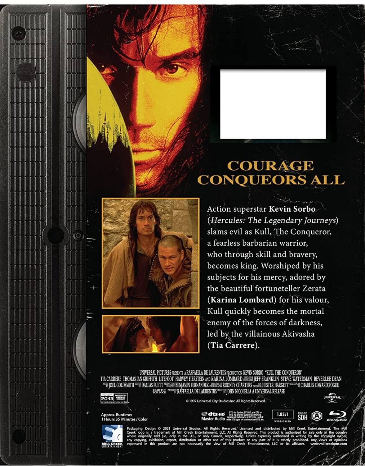 Alt View 1. Kull the Conqueror (Retro VHS Packaging)   - BLU-RAY.